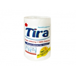 Ręcznik papierowy w roli TIRA celuloza w roli białe 66m