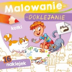 Malowanie Doklejanie KOTKI SKRZAT
