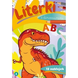 Książeczka edukacujna Literki z Dinozauremi SKRZAT SKR 72167