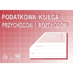 K-2u Podatkowa księga przychodów i rozchodów  A-4/96