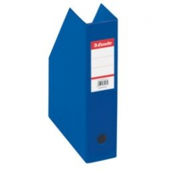 Składany pojemnik na dokumenty ESSELTE A4-PCV ścięty niebieski
